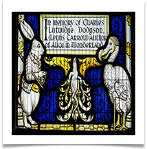 02 Daresbury Church, All Saints, Lewis Carroll window - Rob Shaw